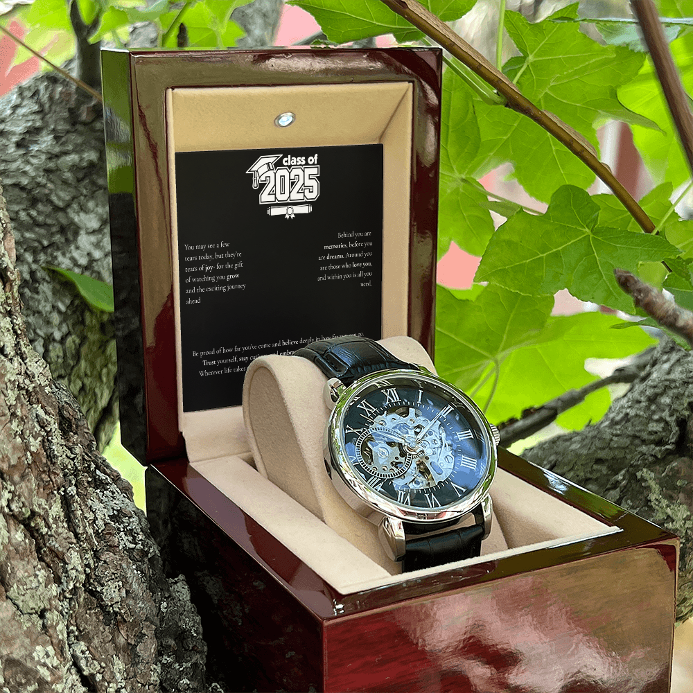 Graduation Men's Openwork Watch
