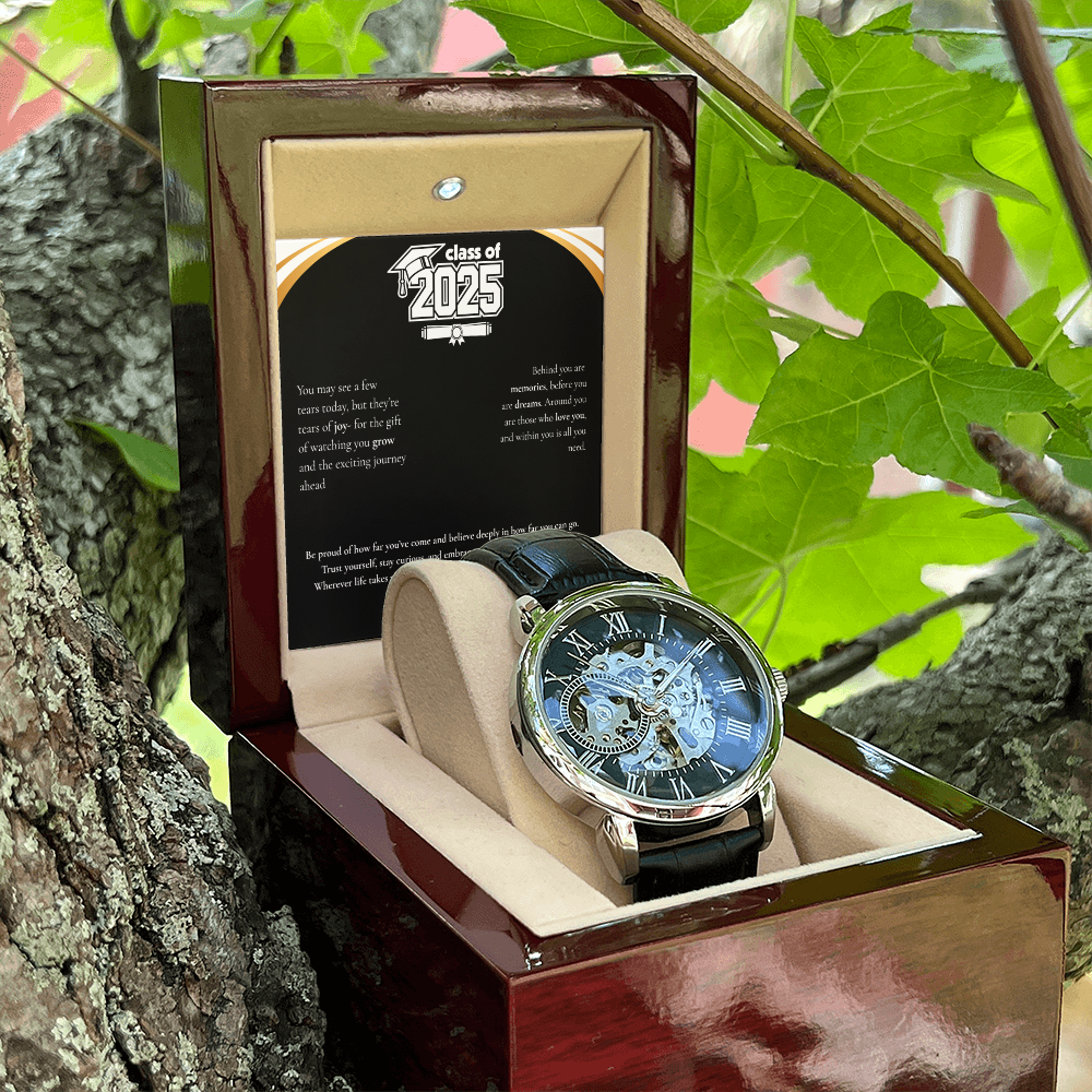 Graduation Men's Openwork Watch