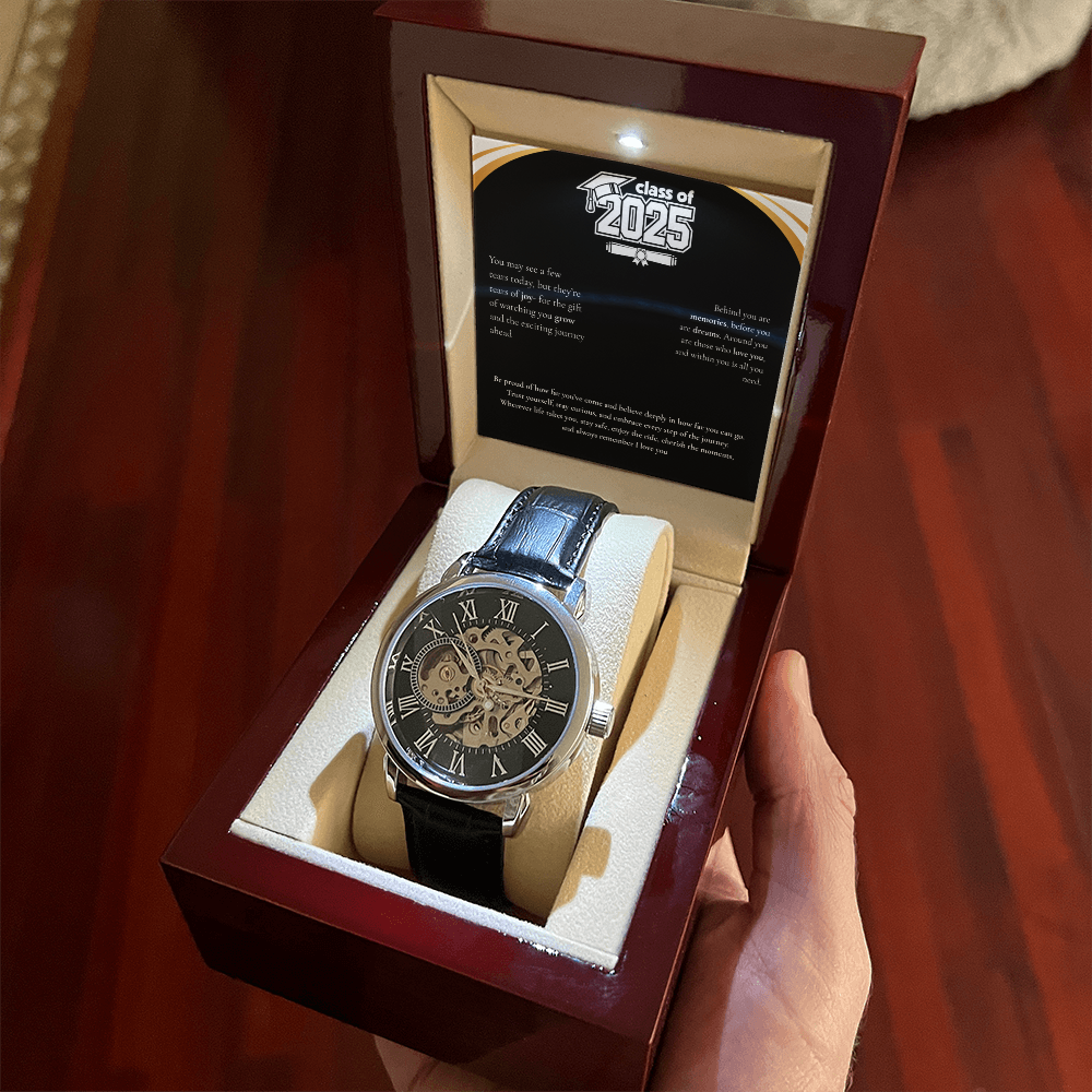 Graduation Men's Openwork Watch