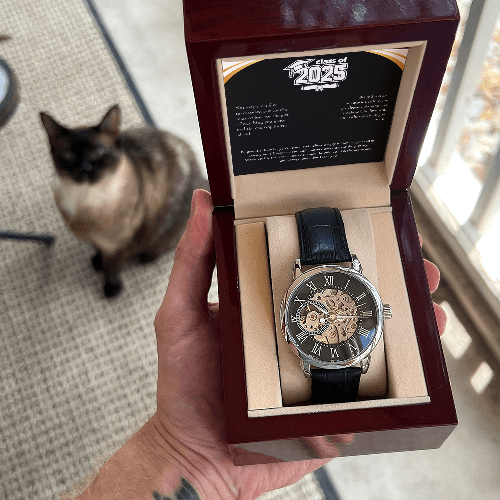 Graduation Men's Openwork Watch