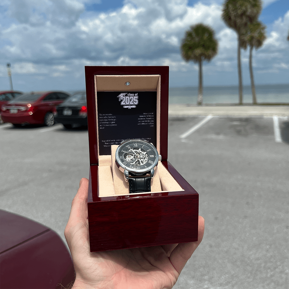 Graduation Men's Openwork Watch