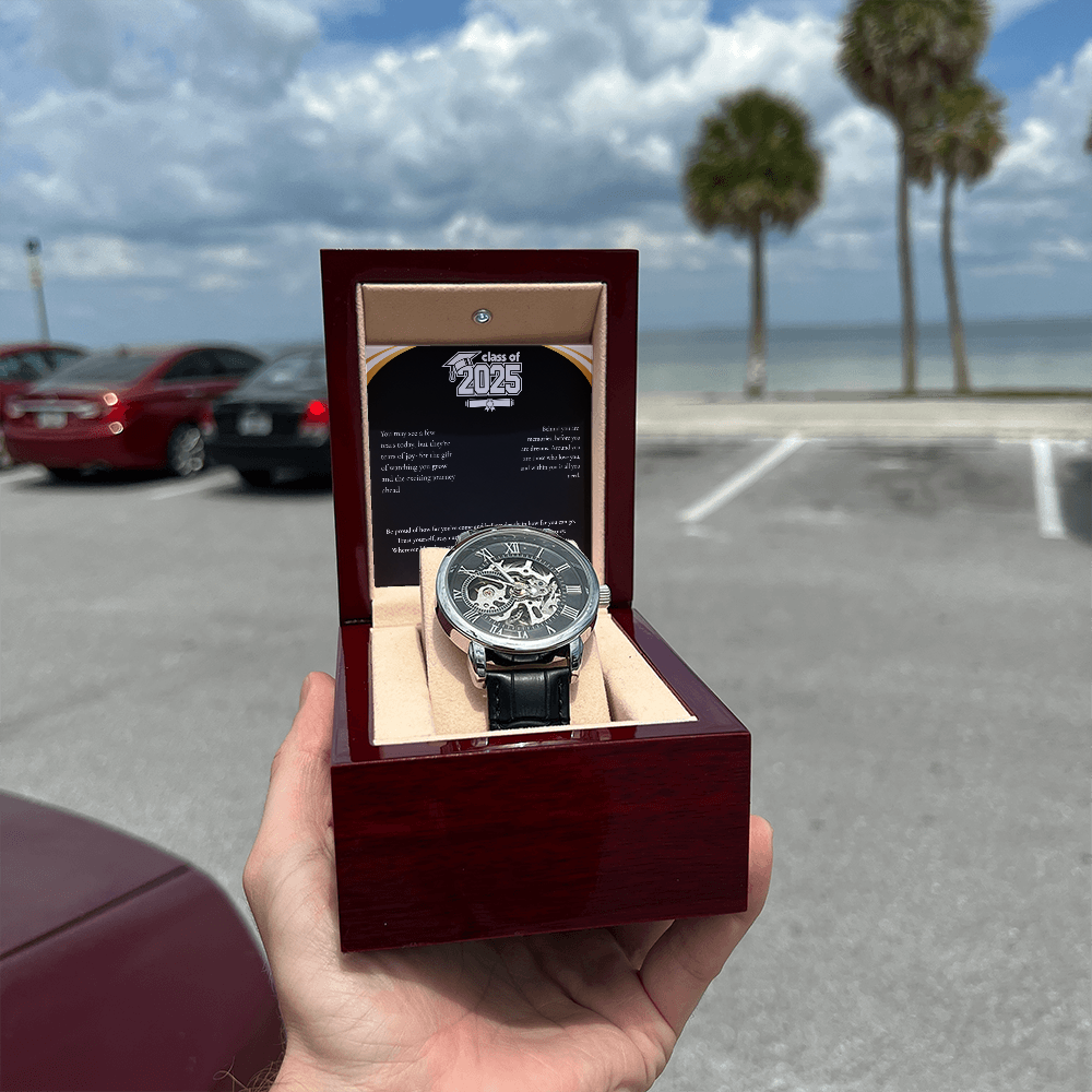 Graduation Men's Openwork Watch