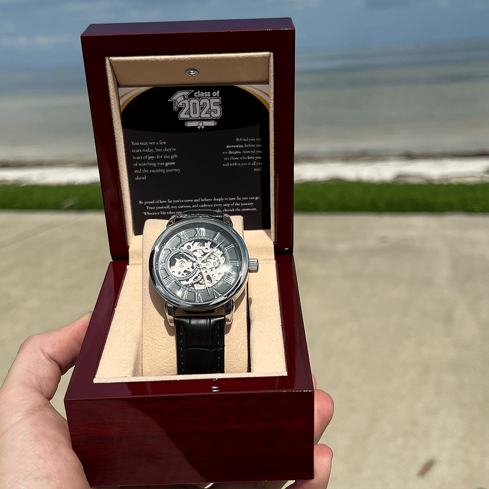 Graduation Men's Openwork Watch