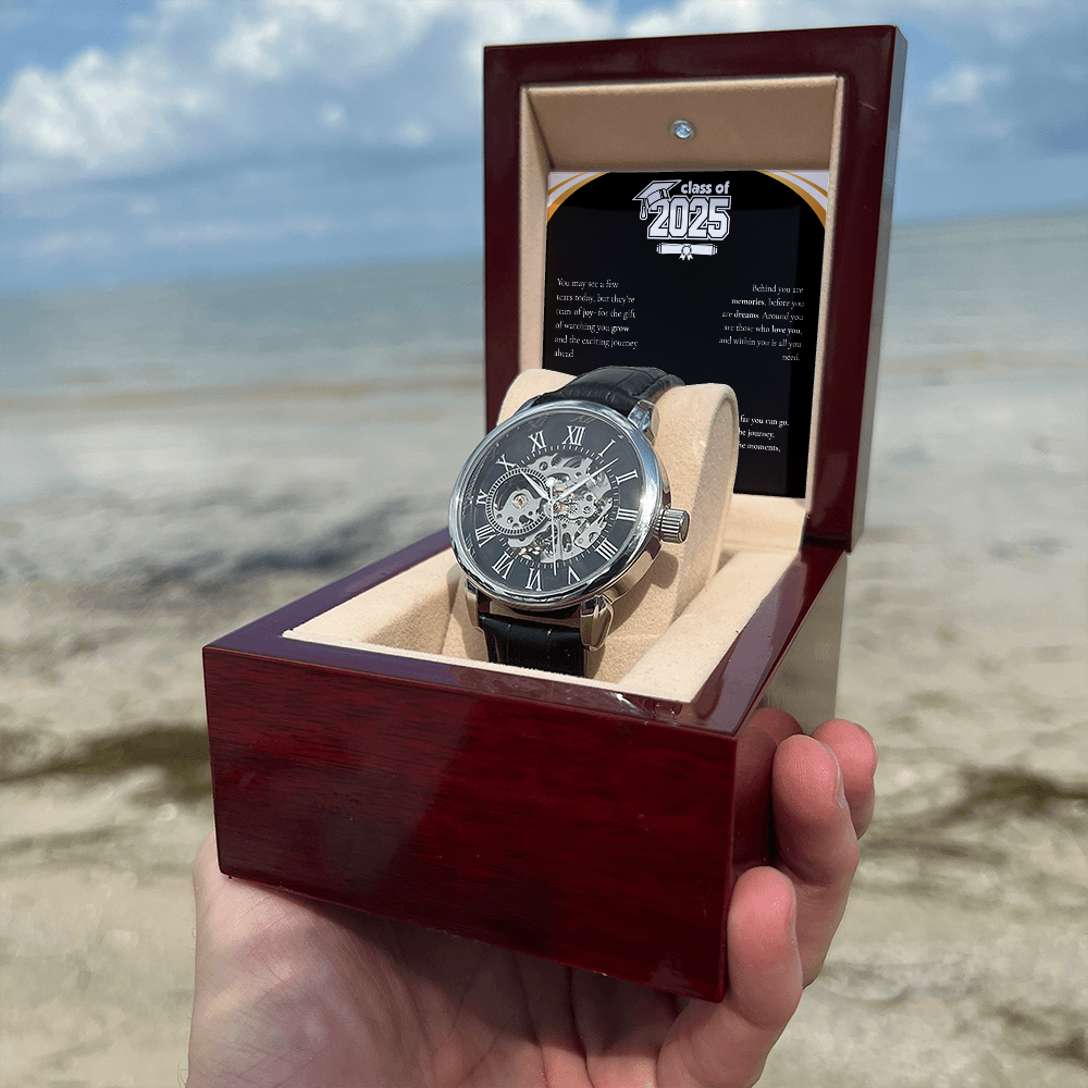 Graduation Men's Openwork Watch