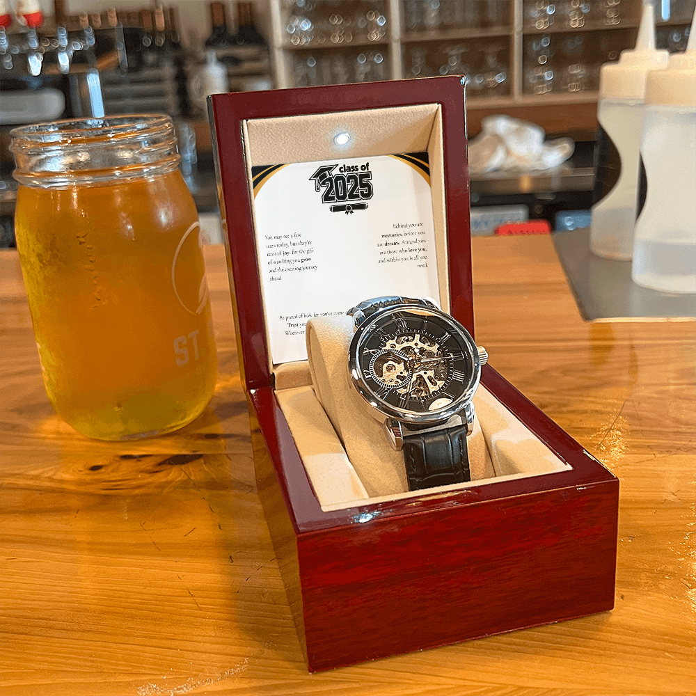 Graduation Men's Openwork Watch
