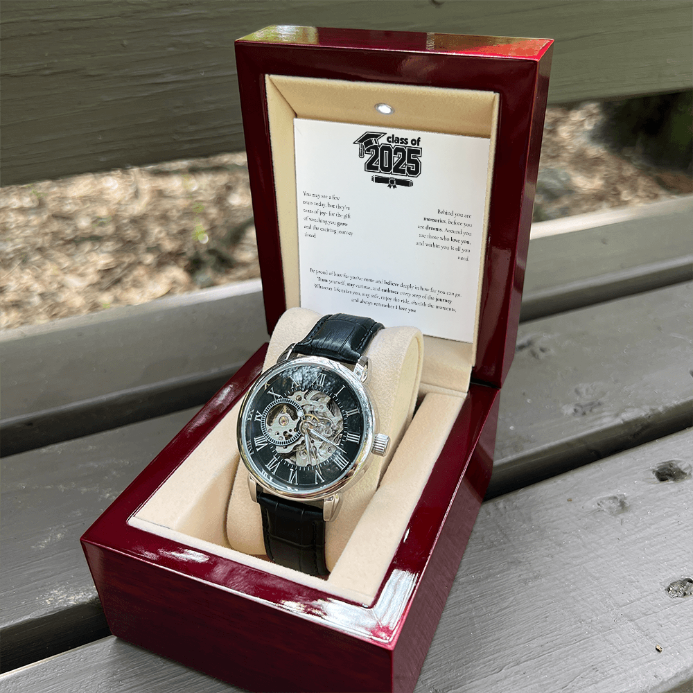 Graduation Men's Openwork Watch