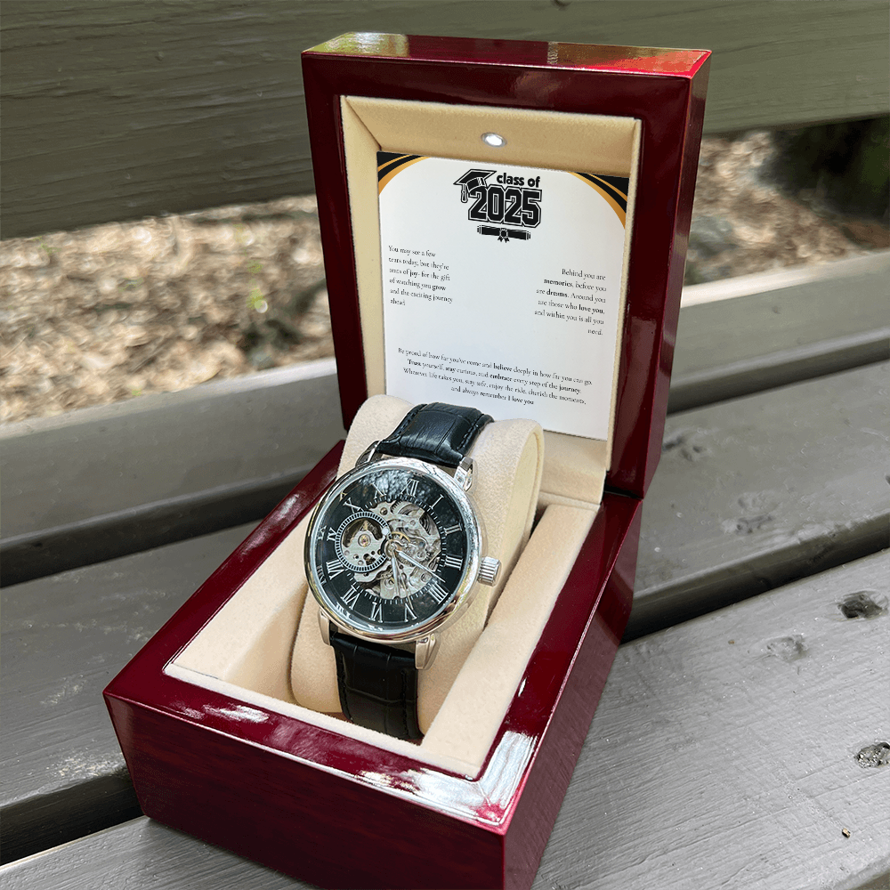 Graduation Men's Openwork Watch