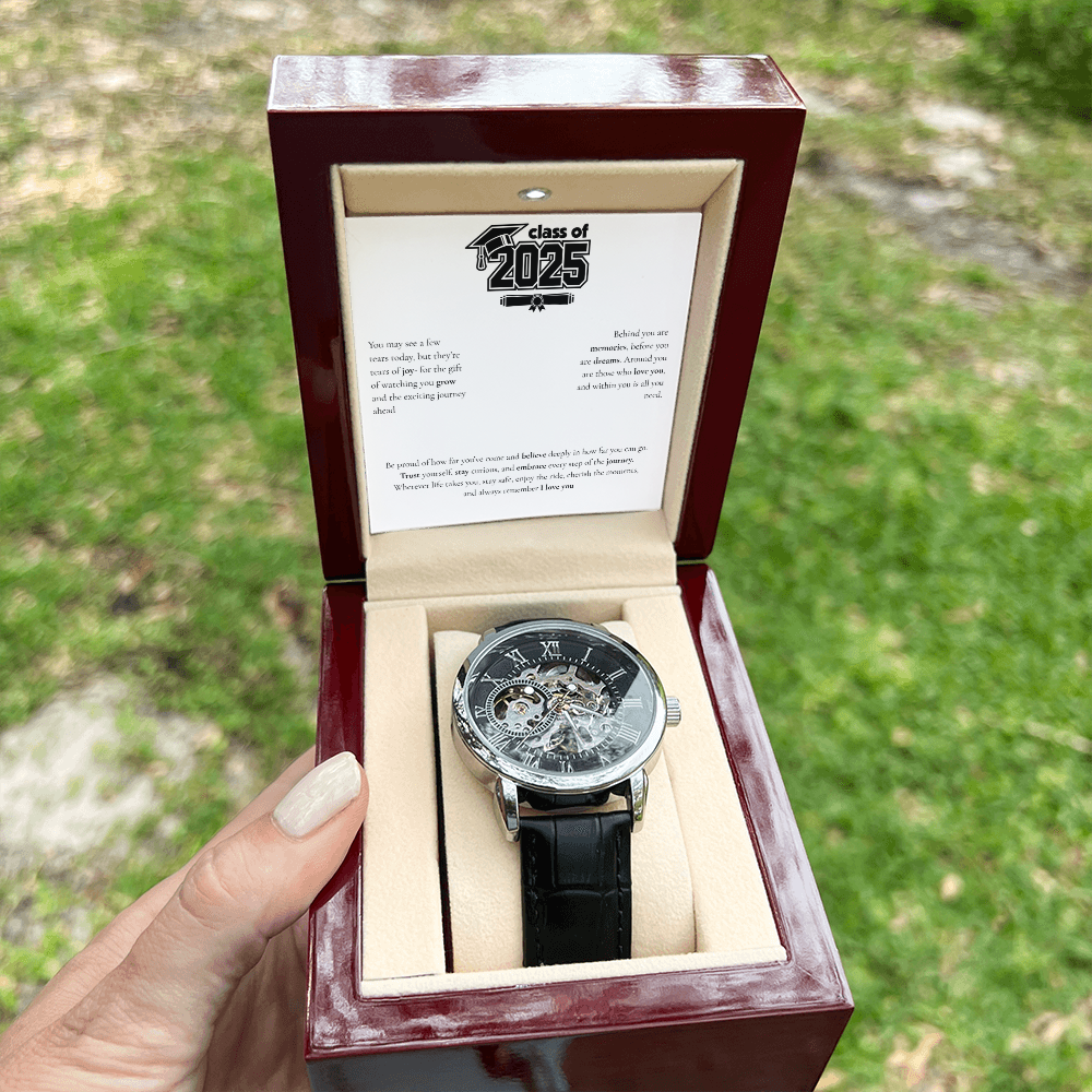 Graduation Men's Openwork Watch