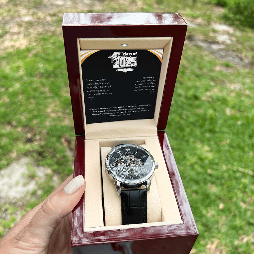 Graduation Men's Openwork Watch