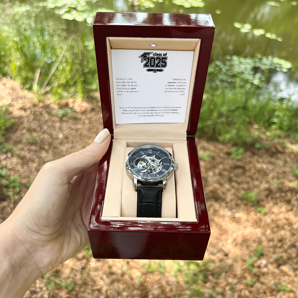 Graduation Men's Openwork Watch