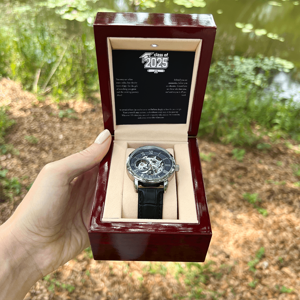 Graduation Men's Openwork Watch