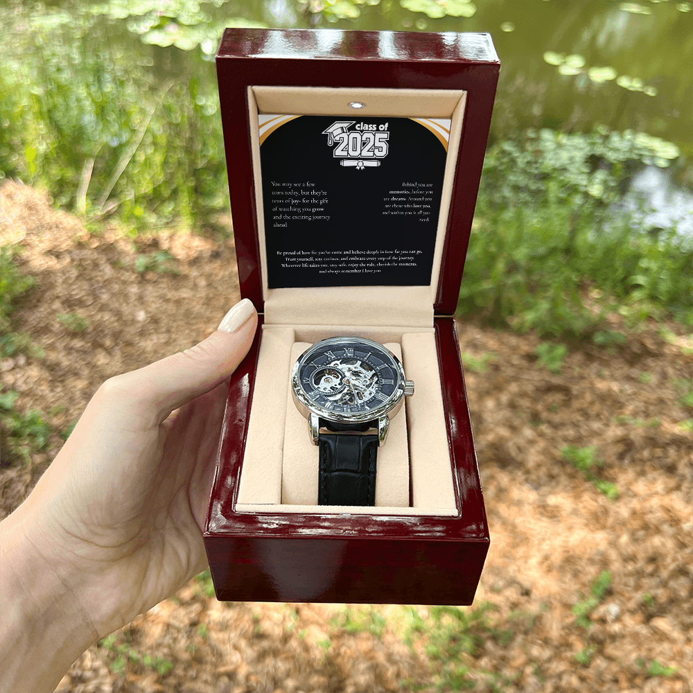 Graduation Men's Openwork Watch