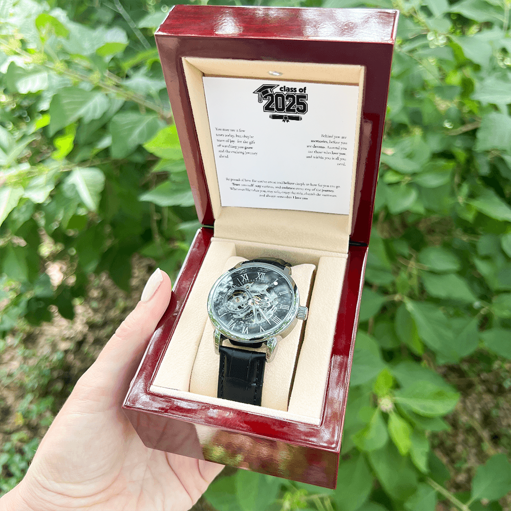 Graduation Men's Openwork Watch