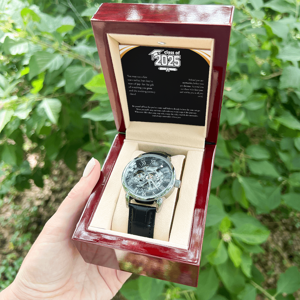Graduation Men's Openwork Watch