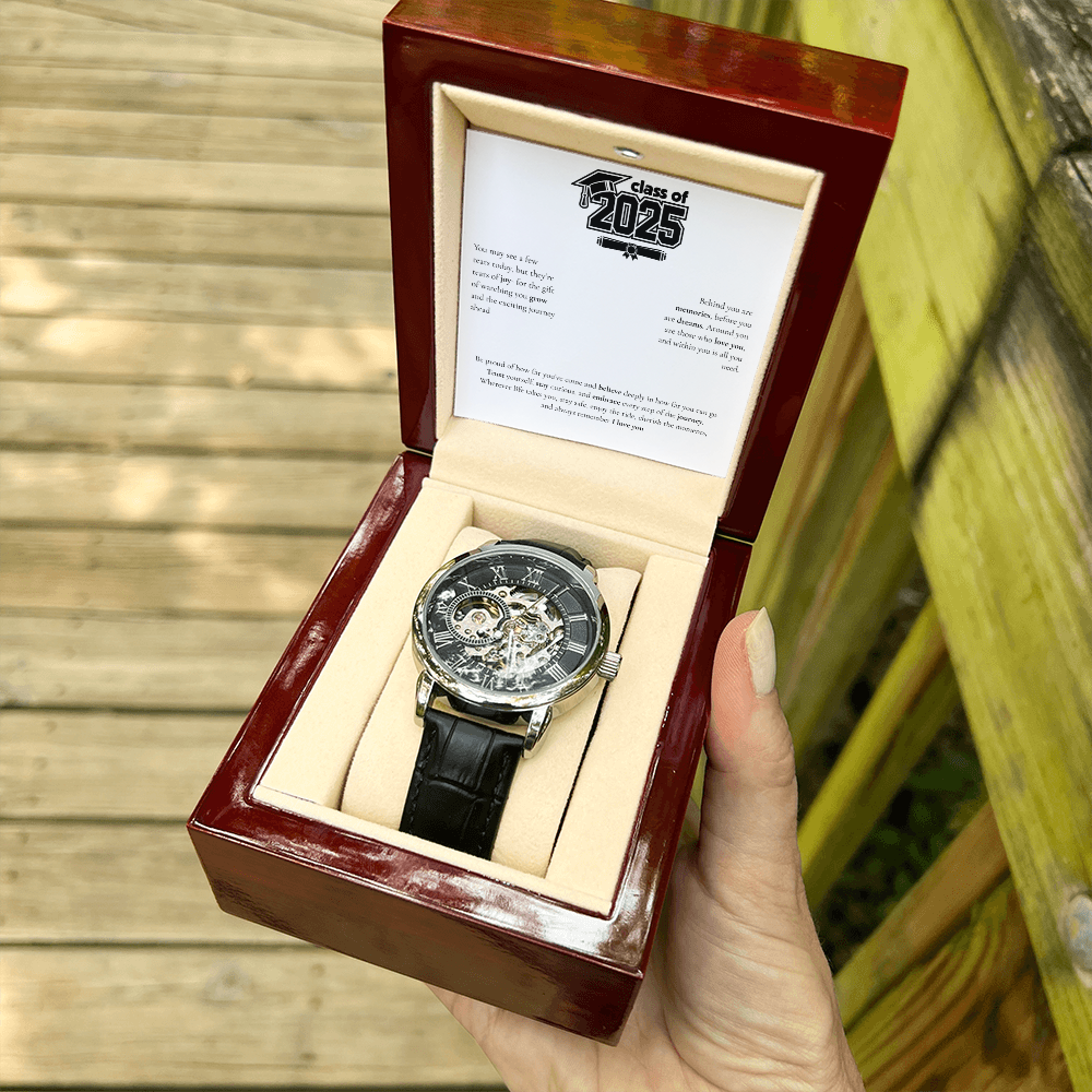 Graduation Men's Openwork Watch