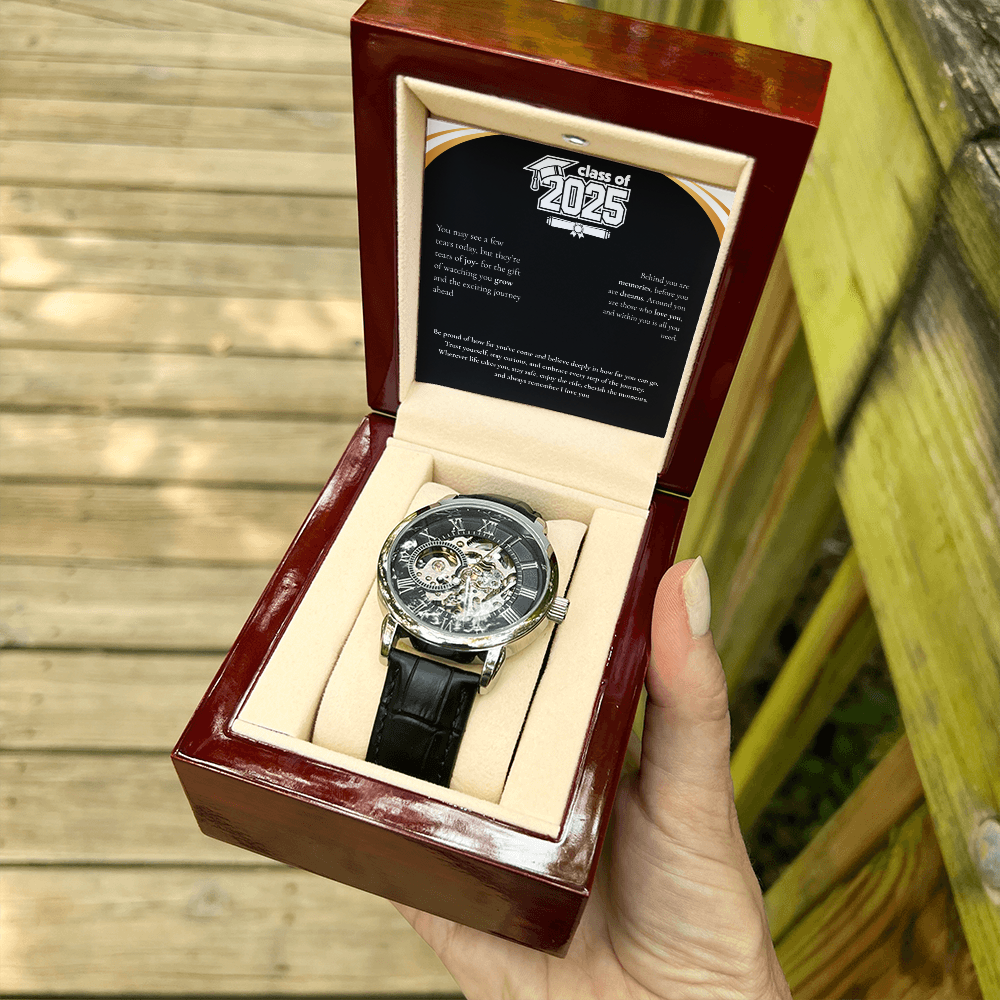 Graduation Men's Openwork Watch