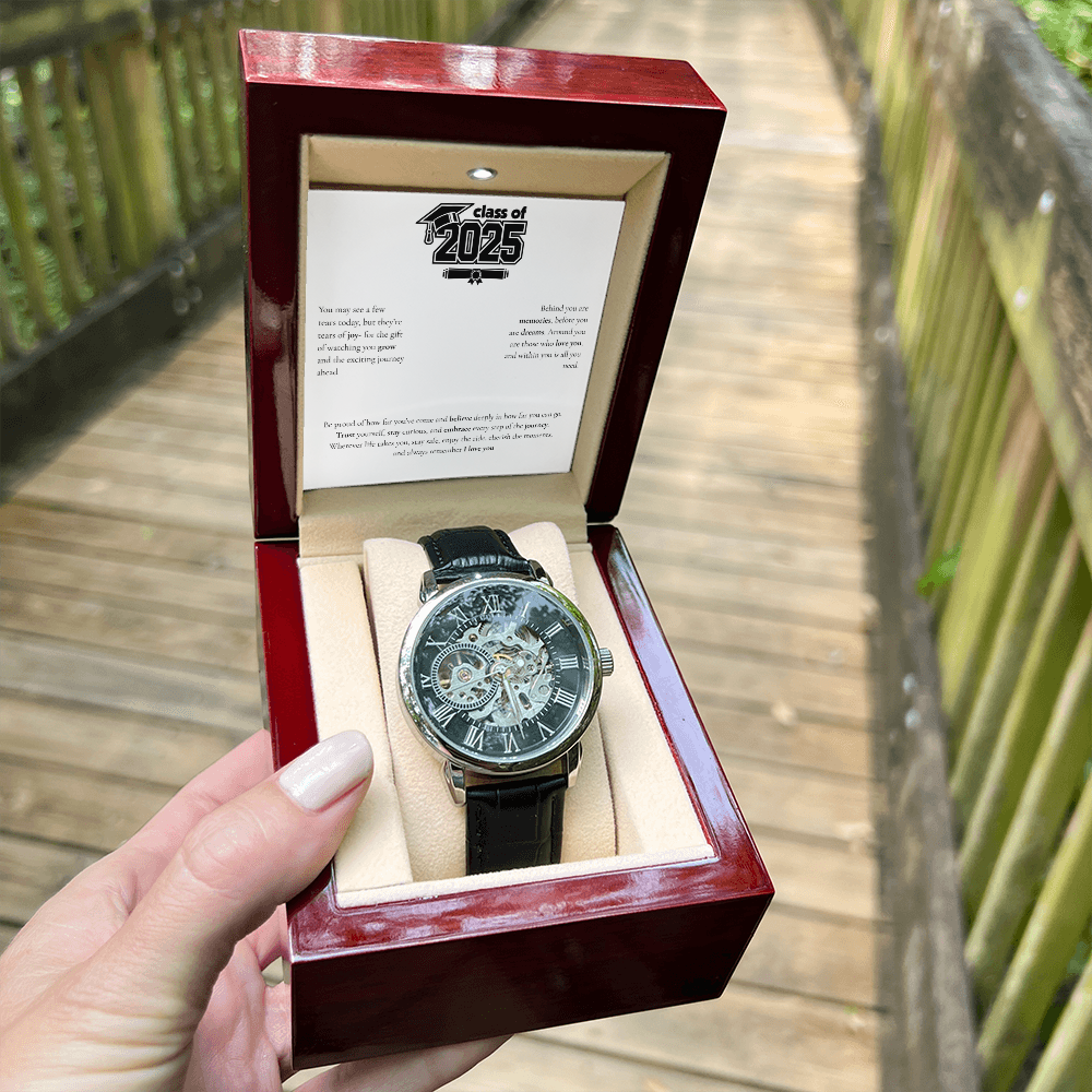 Graduation Men's Openwork Watch