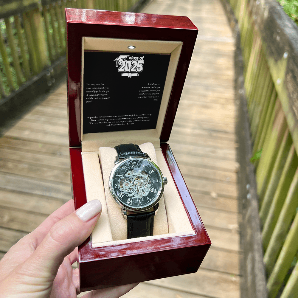 Graduation Men's Openwork Watch