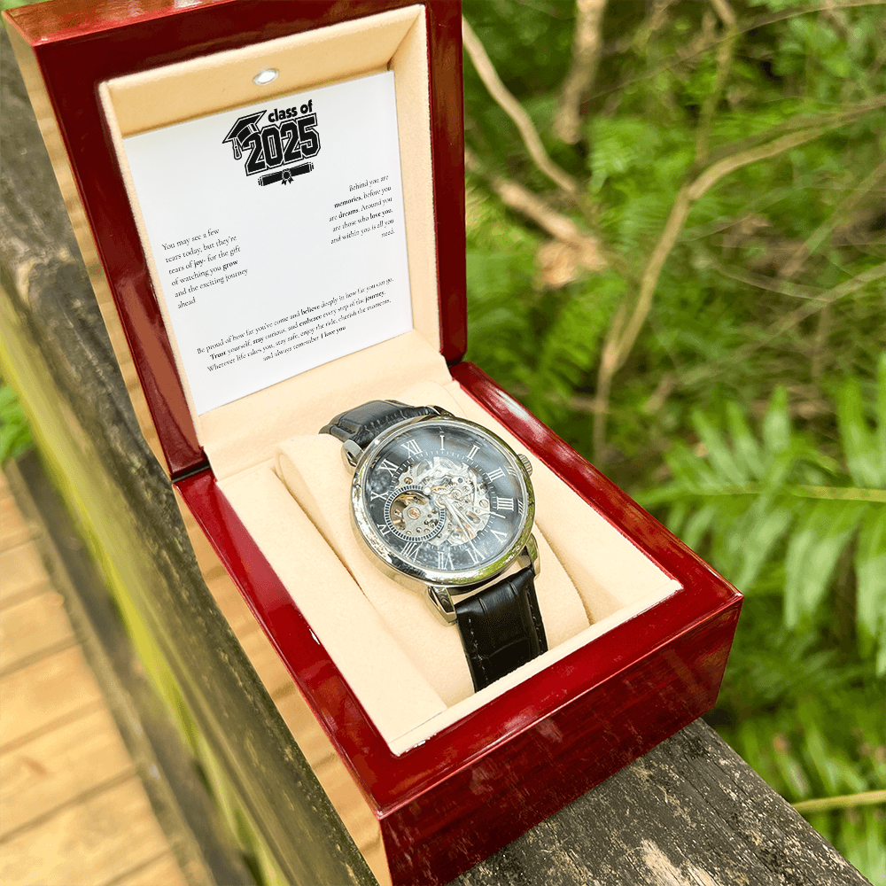 Graduation Men's Openwork Watch