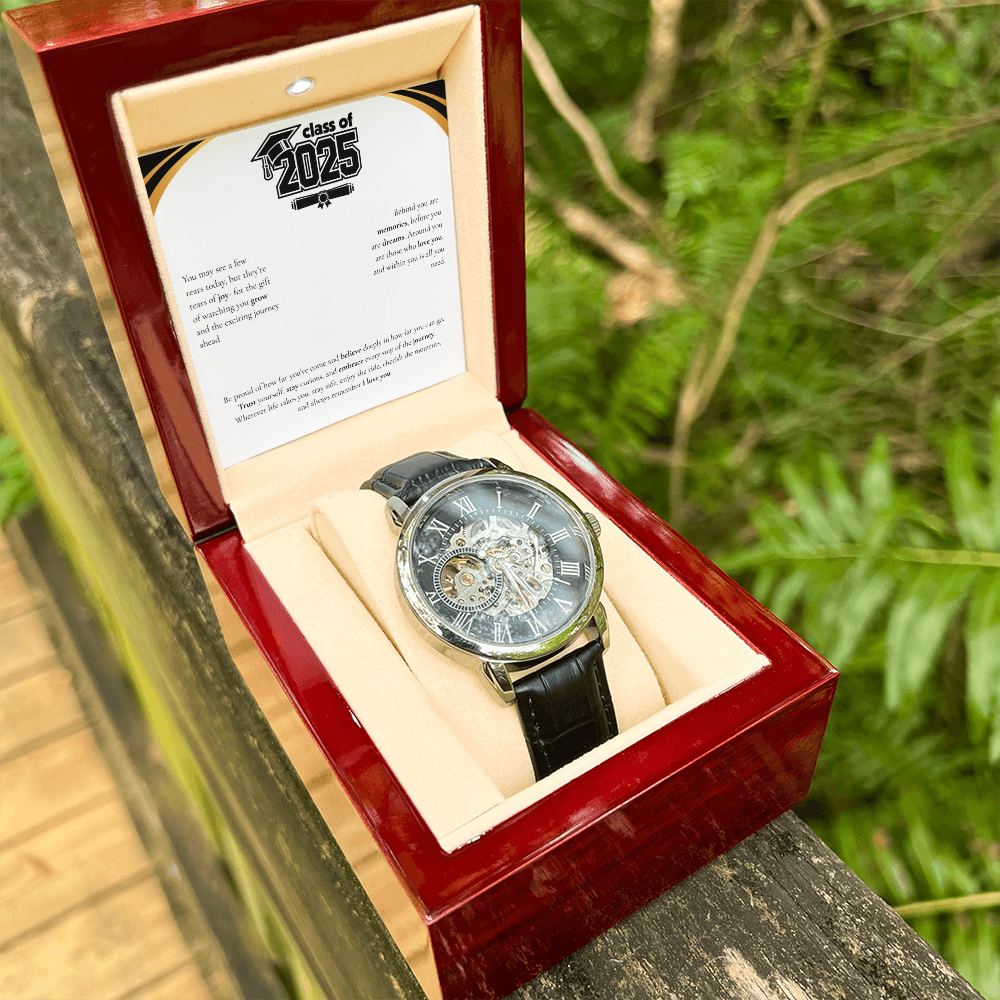 Graduation Men's Openwork Watch