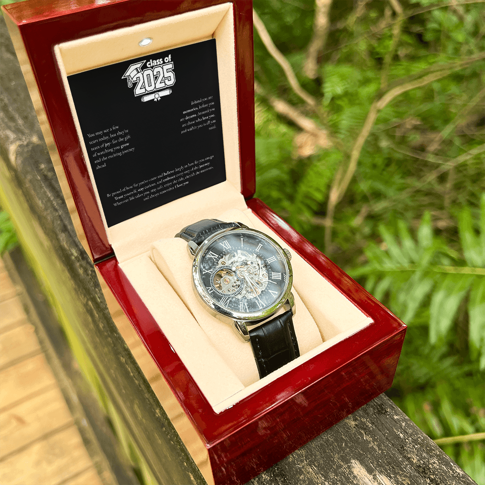 Graduation Men's Openwork Watch