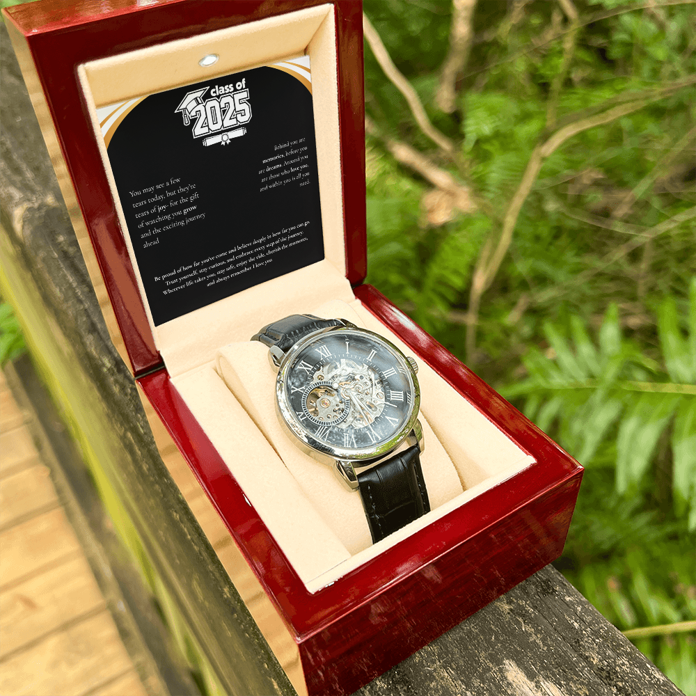 Graduation Men's Openwork Watch
