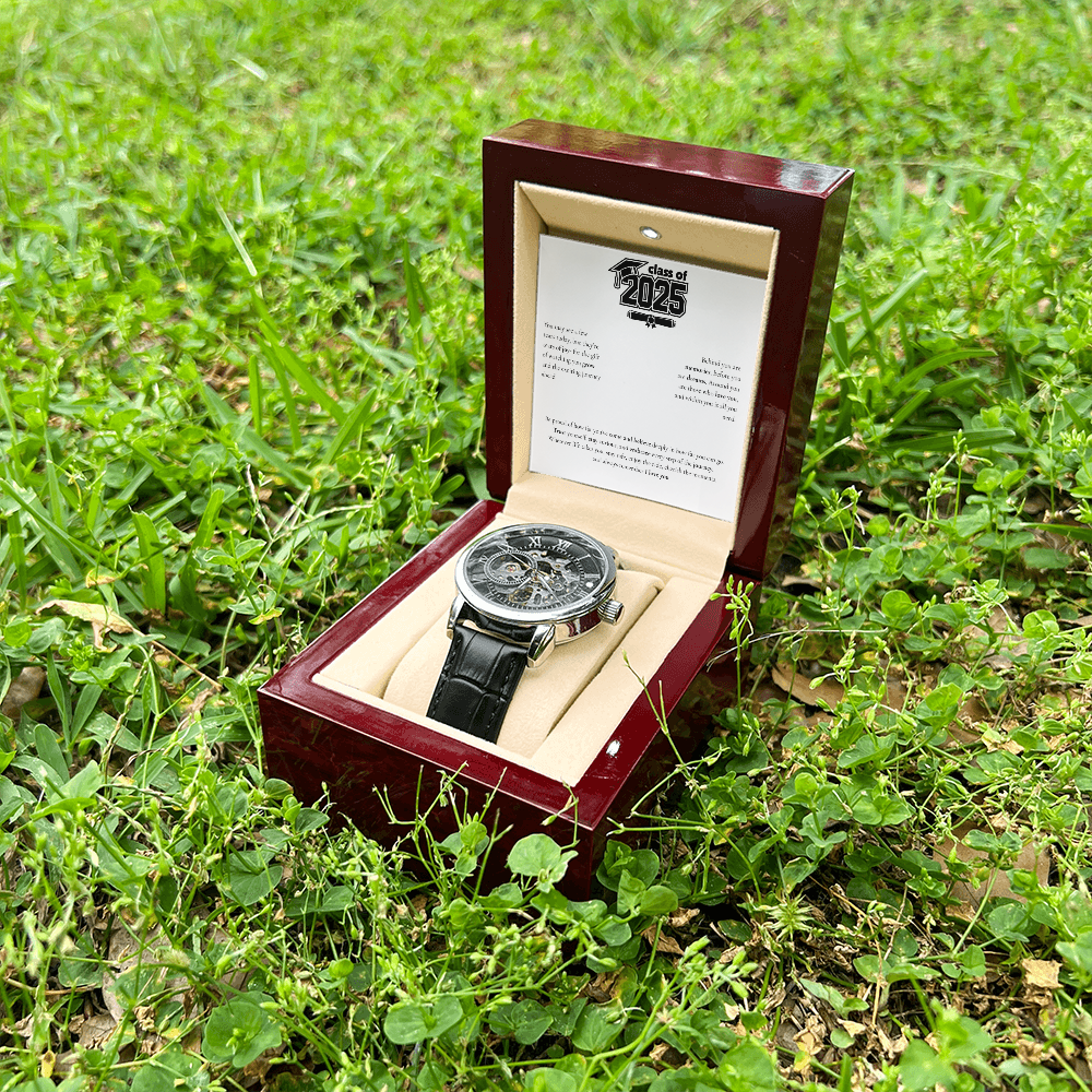 Graduation Men's Openwork Watch