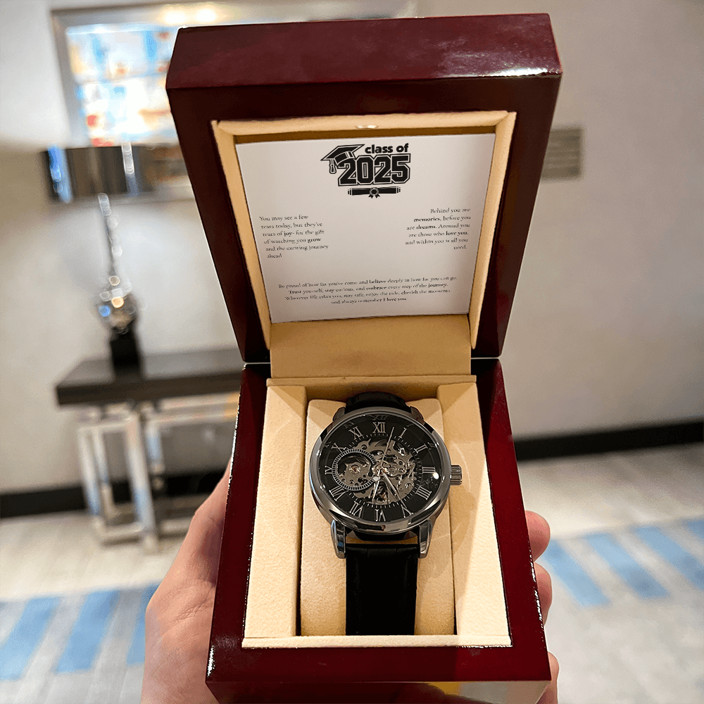 Graduation Men's Openwork Watch
