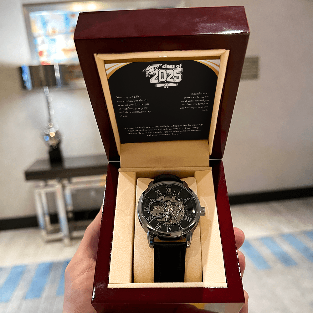 Graduation Men's Openwork Watch