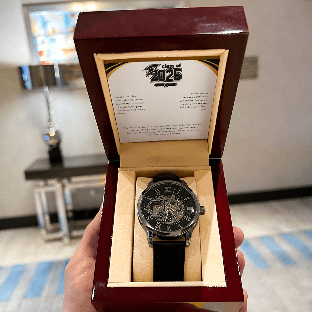 Graduation Men's Openwork Watch