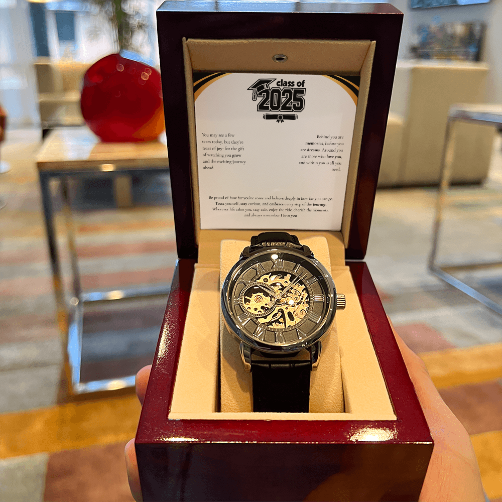 Graduation Men's Openwork Watch