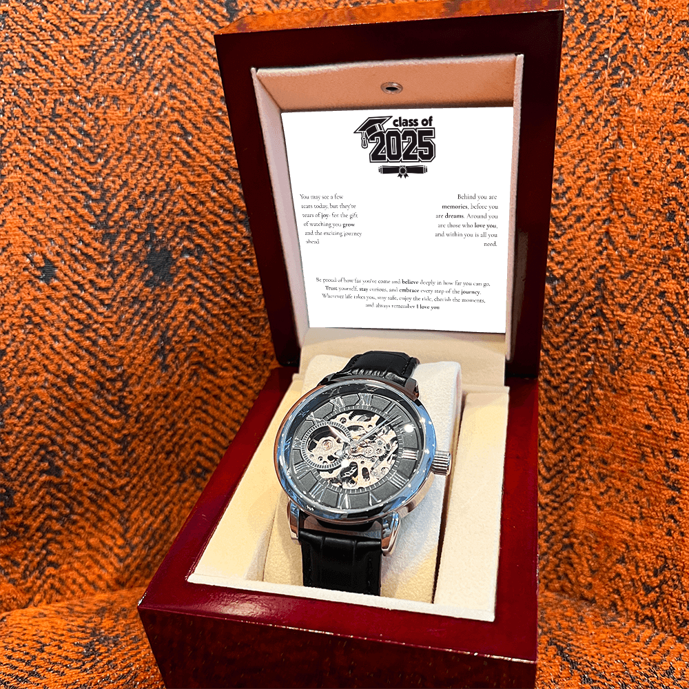 Graduation Men's Openwork Watch