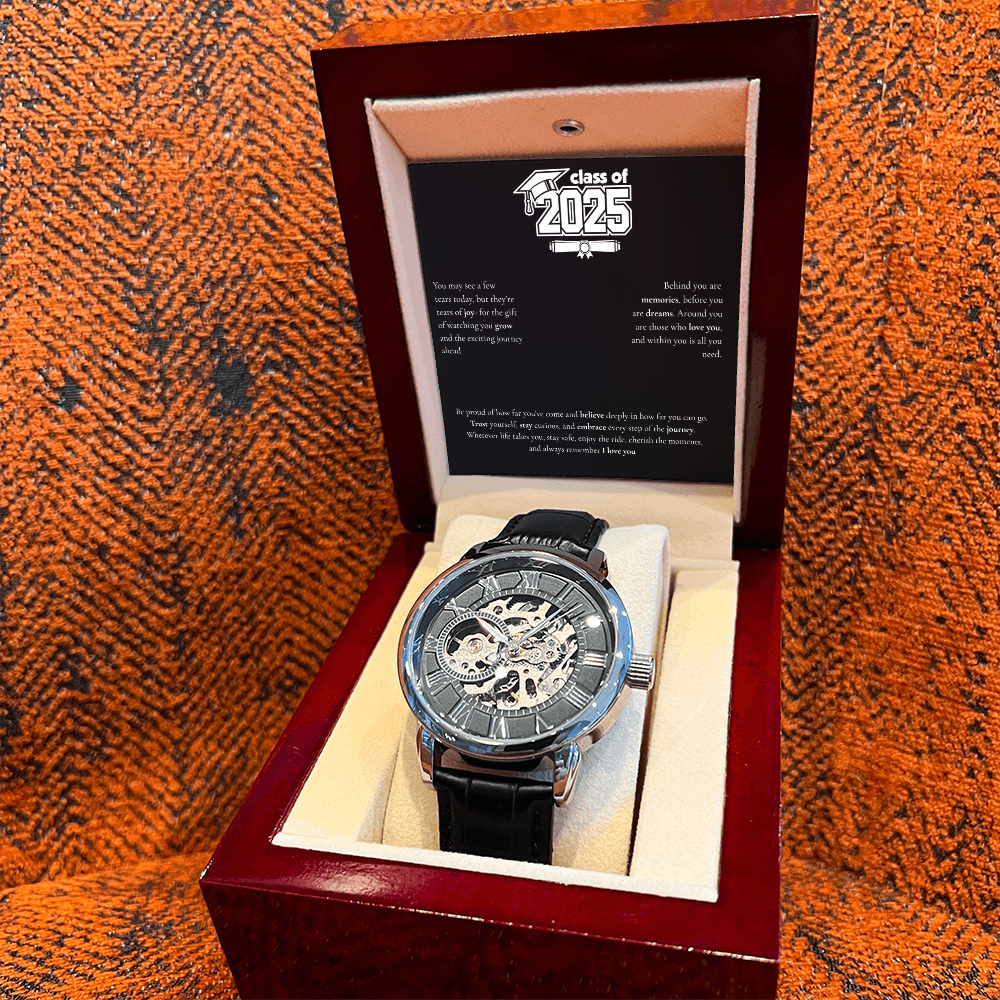 Graduation Men's Openwork Watch