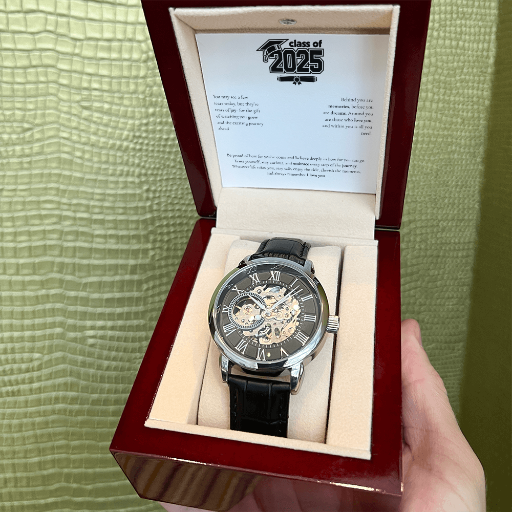 Graduation Men's Openwork Watch
