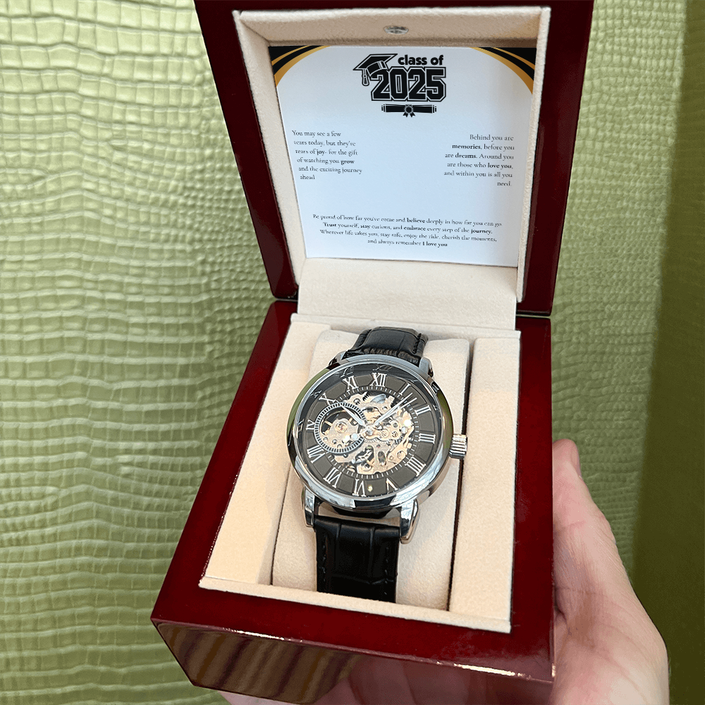 Graduation Men's Openwork Watch