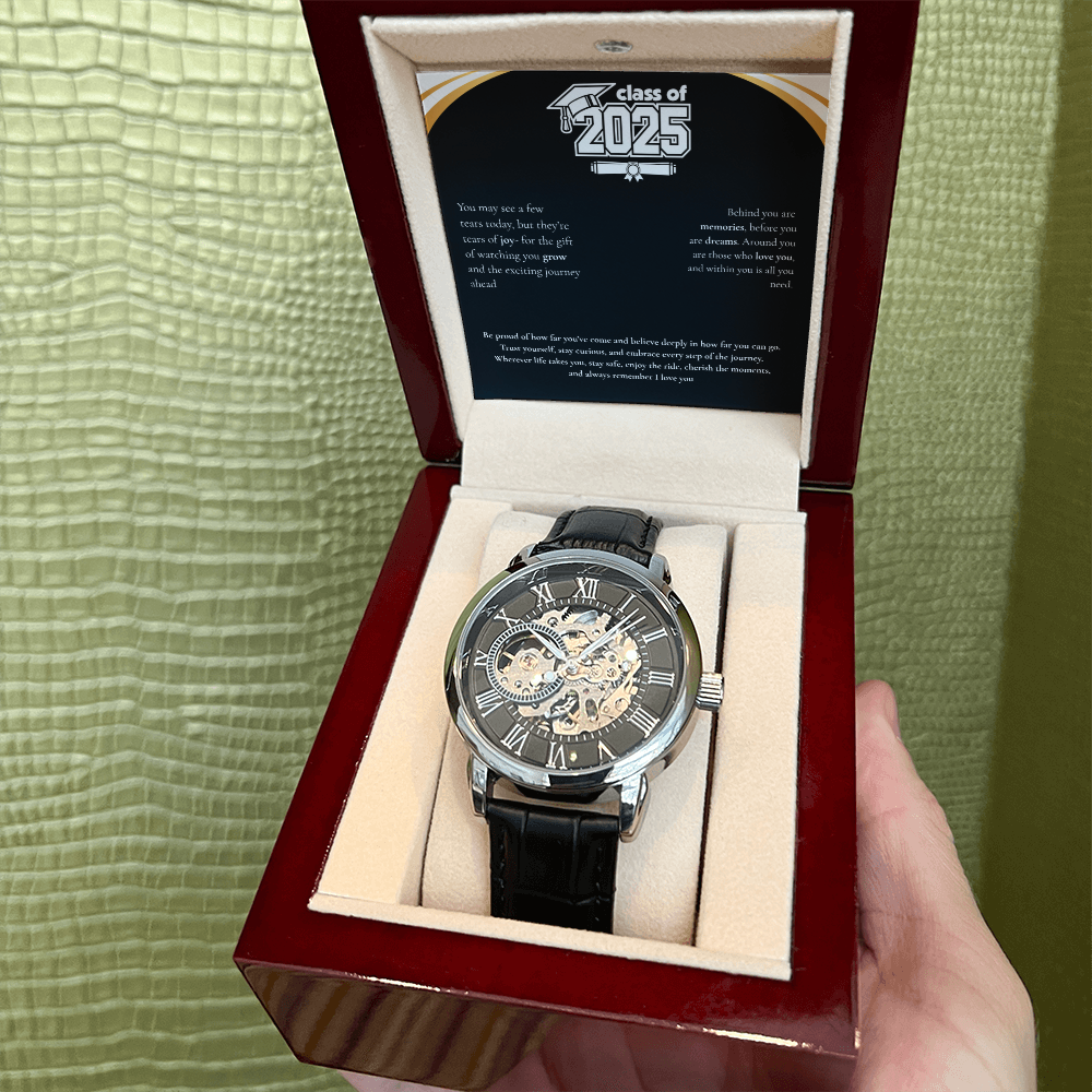 Graduation Men's Openwork Watch