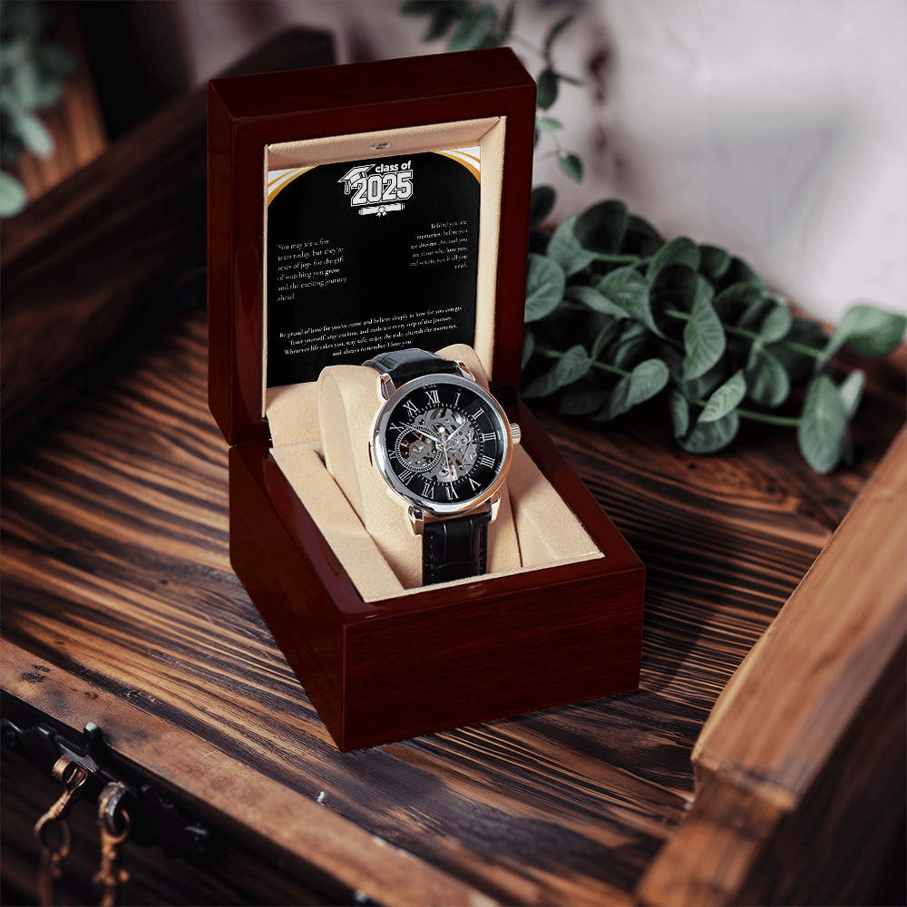 Graduation Men's Openwork Watch