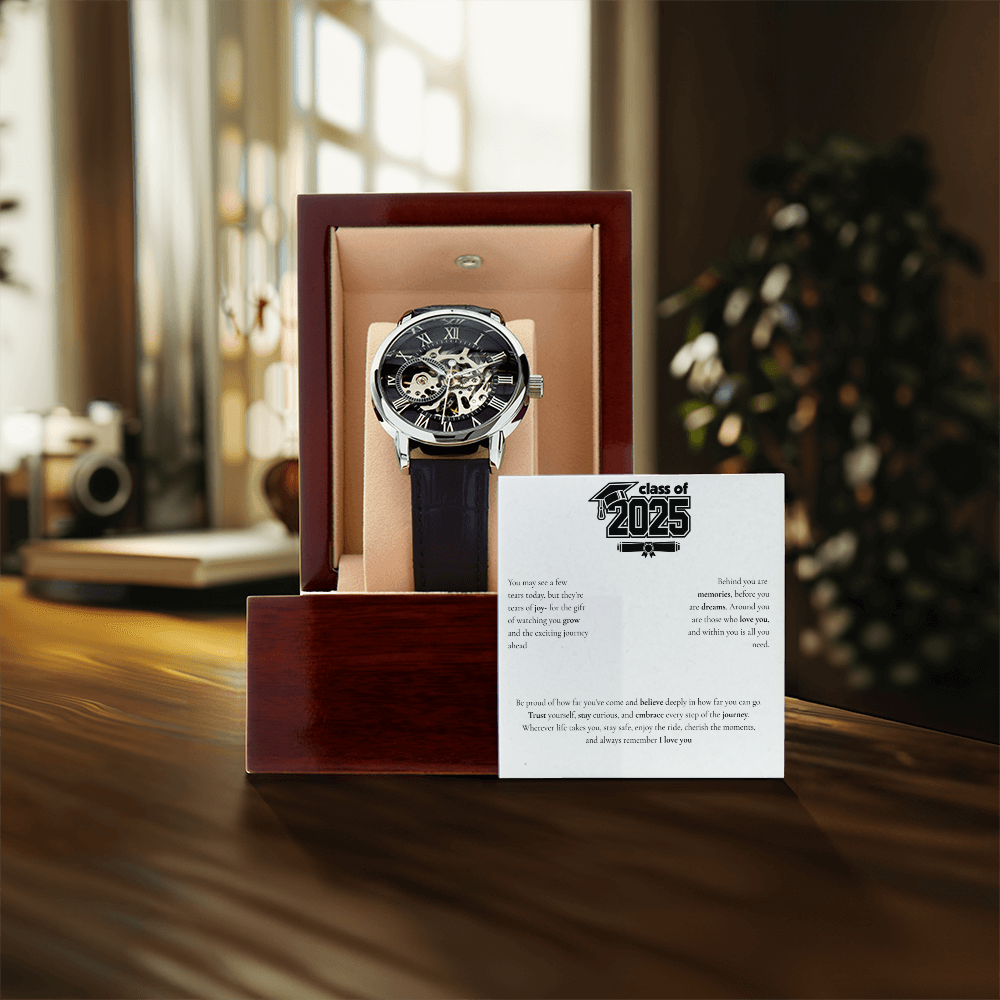 Graduation Men's Openwork Watch