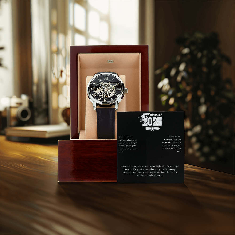 Graduation Men's Openwork Watch