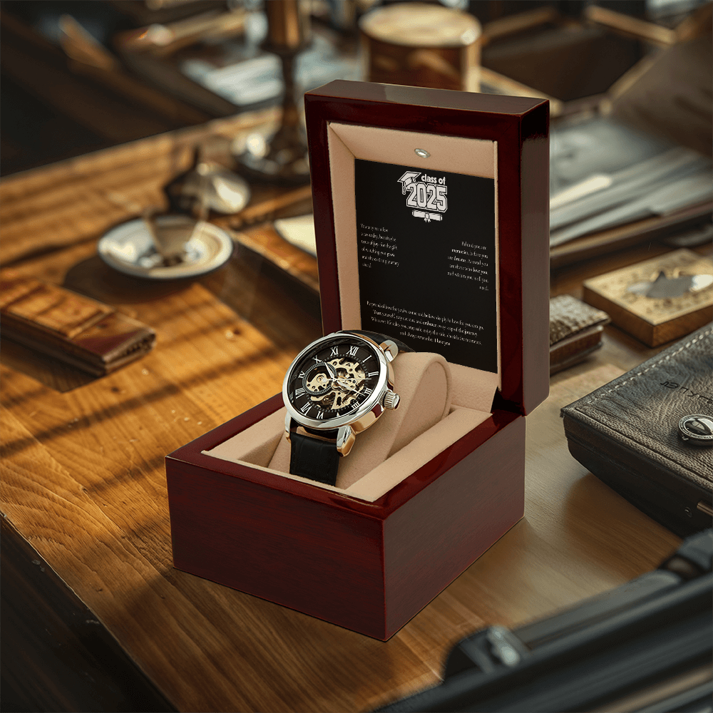 Graduation Men's Openwork Watch