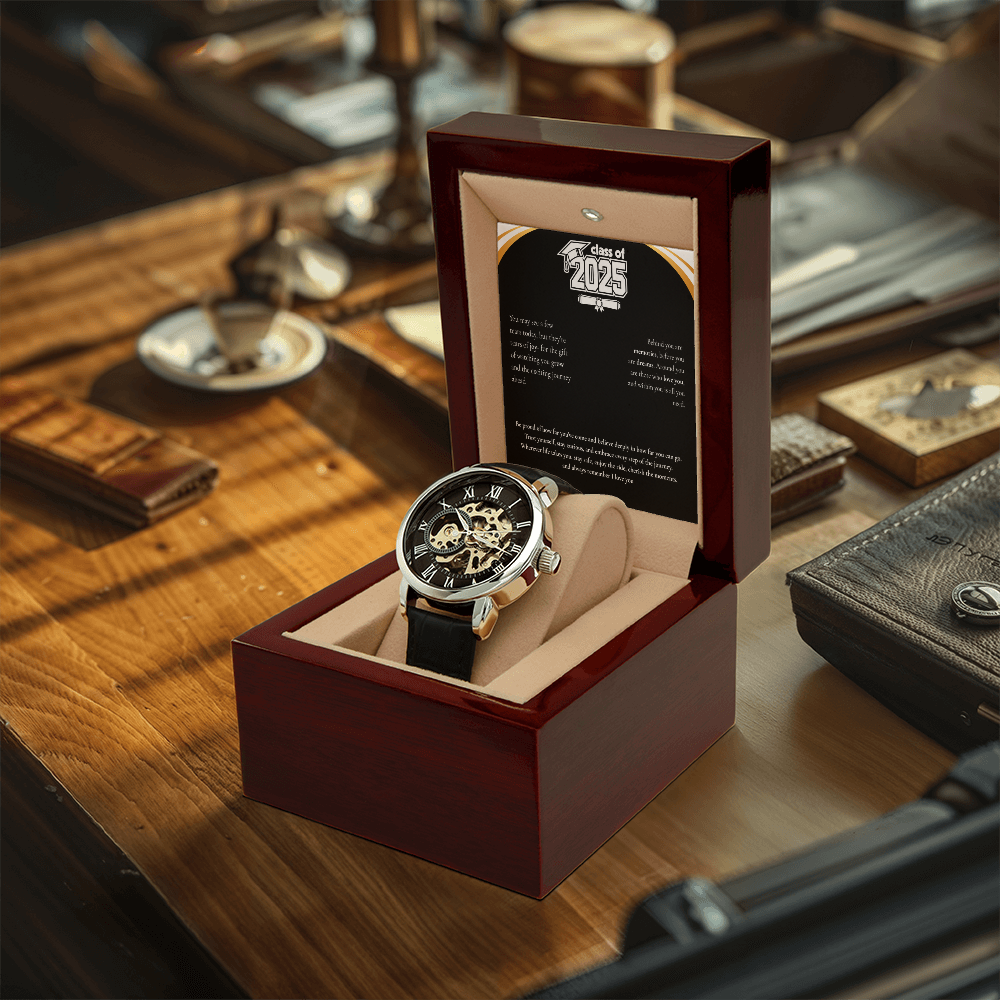 Graduation Men's Openwork Watch