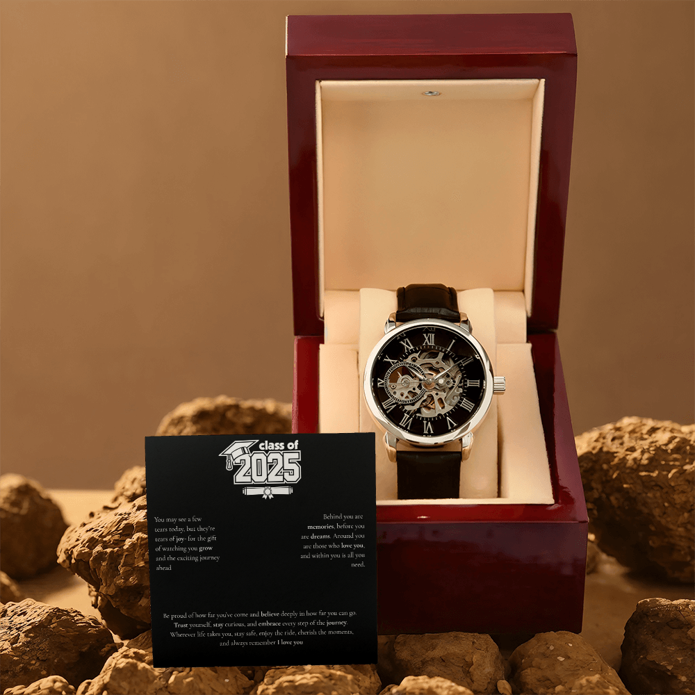 Graduation Men's Openwork Watch