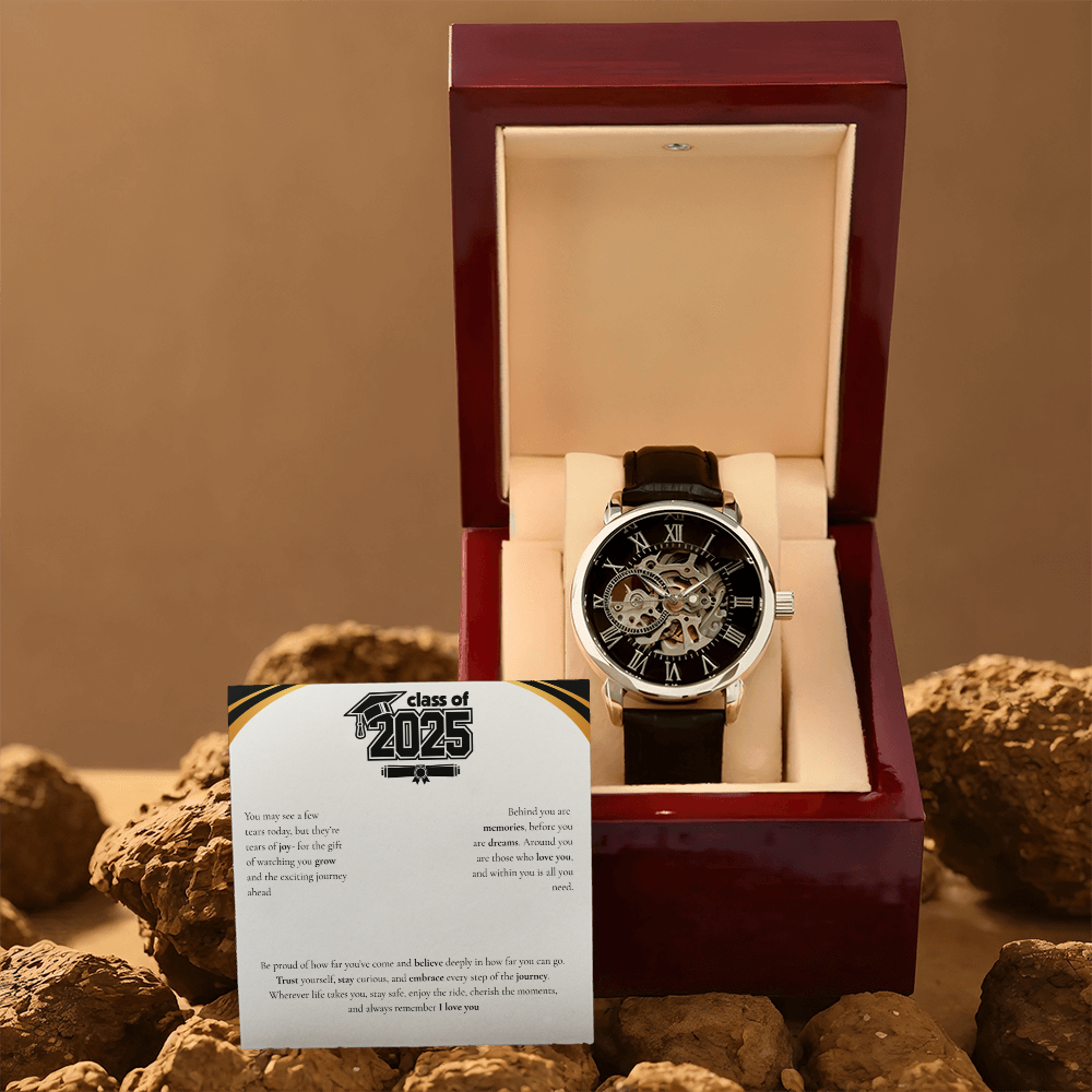 Graduation Men's Openwork Watch