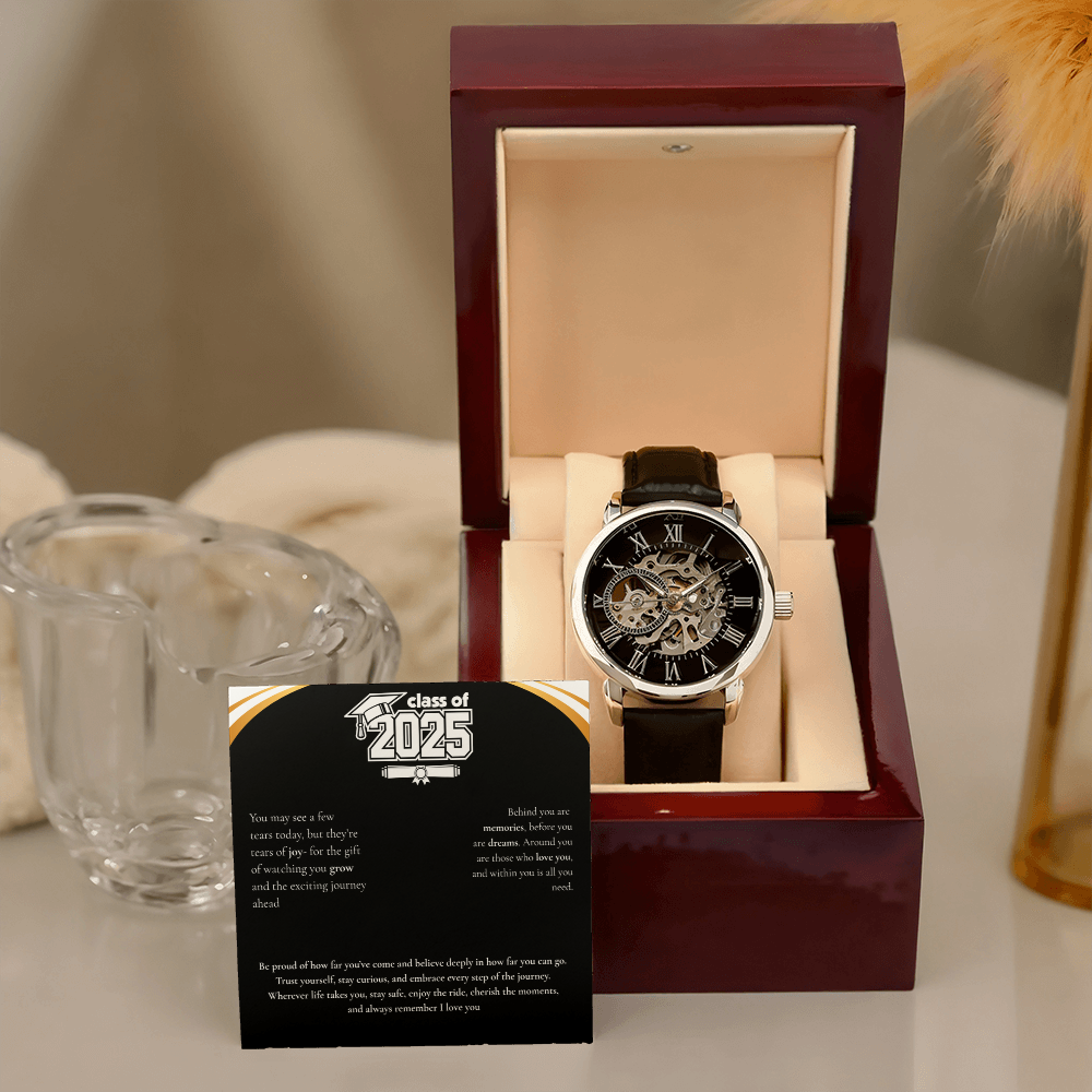 Graduation Men's Openwork Watch