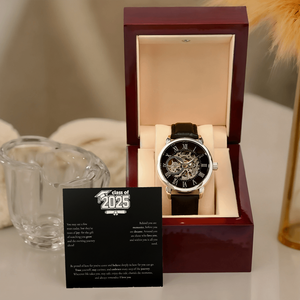 Graduation Men's Openwork Watch