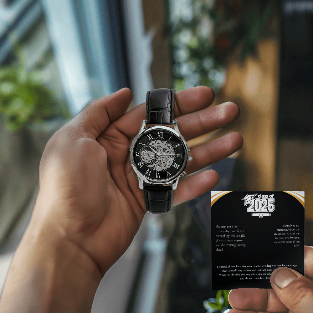 Graduation Men's Openwork Watch