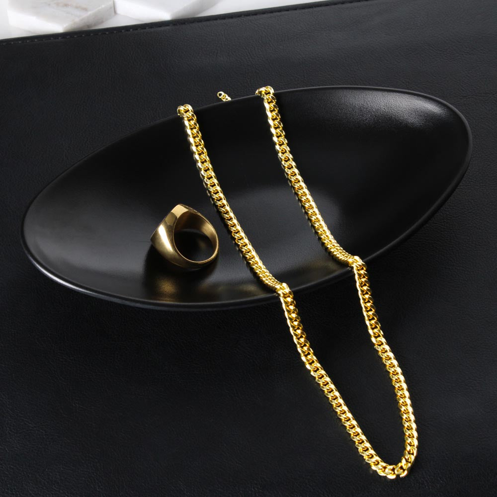 Graduation Cuban Link Chain