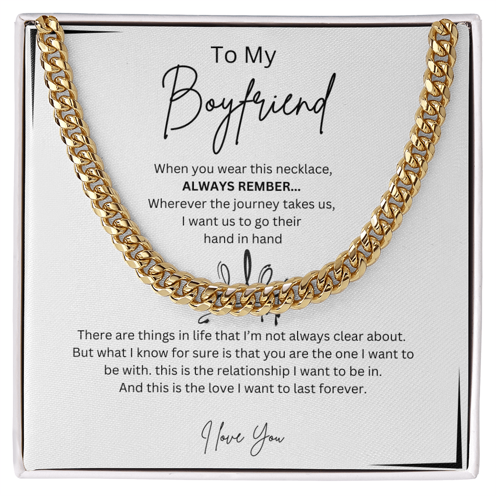 Boyfriend Cuban Link Chain