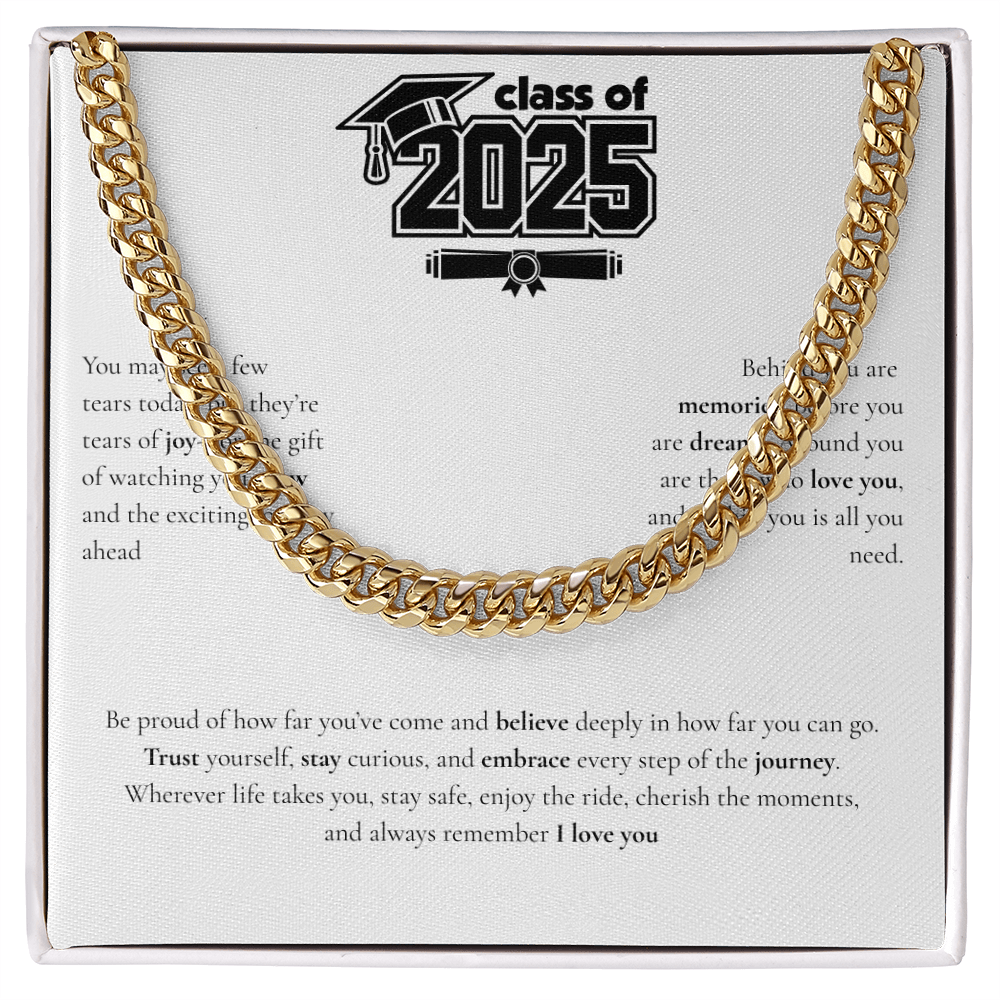 Graduation Cuban Link Chain