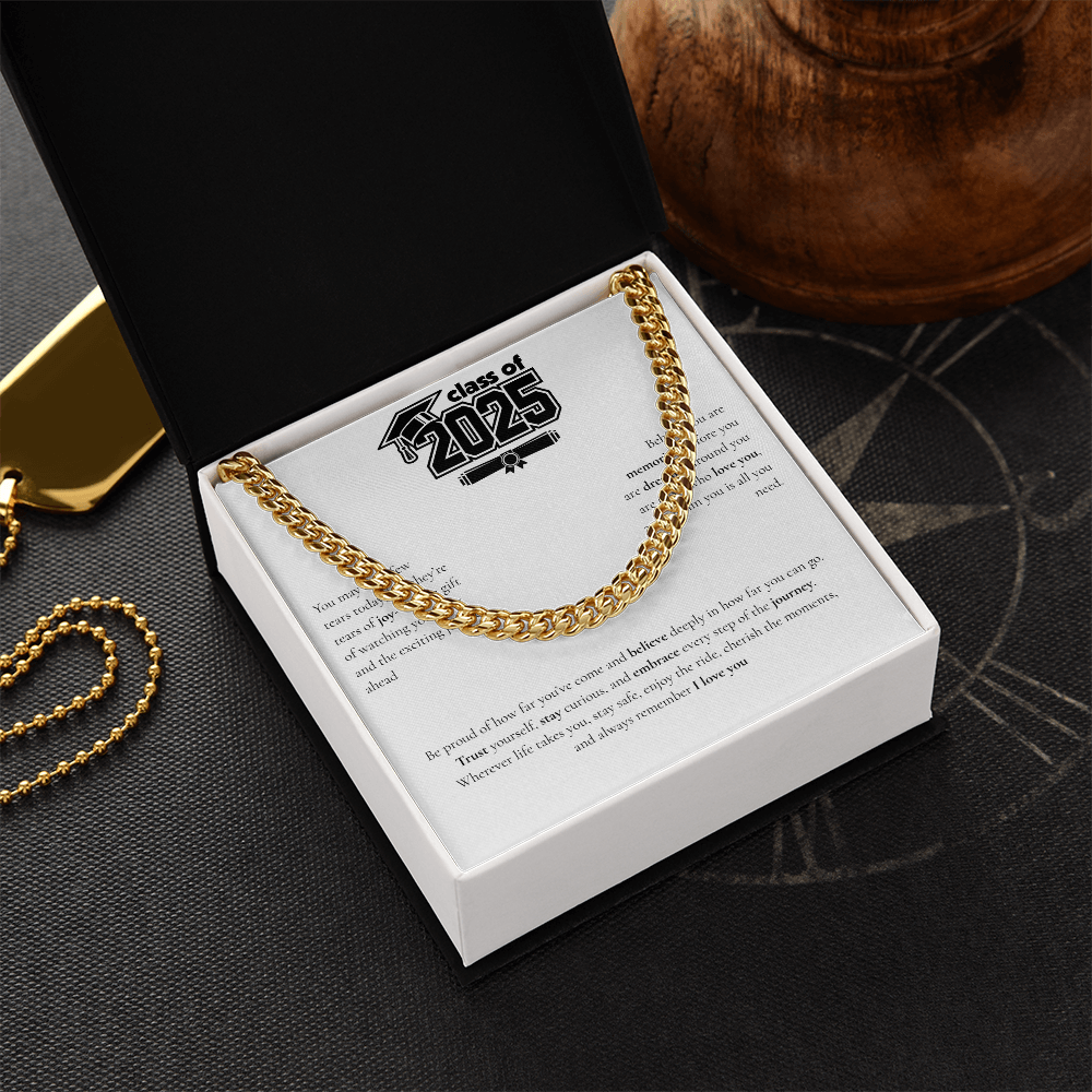 Graduation Cuban Link Chain